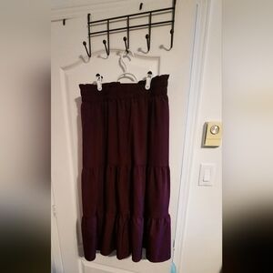 SHEIN Deep Purple Maxi Skirt